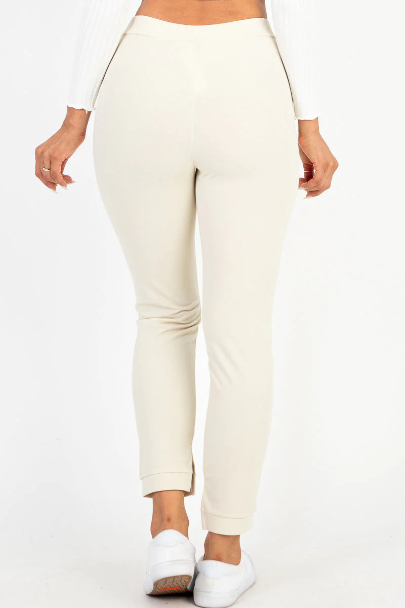 Knit Side Slit Pants (CAPELLA)