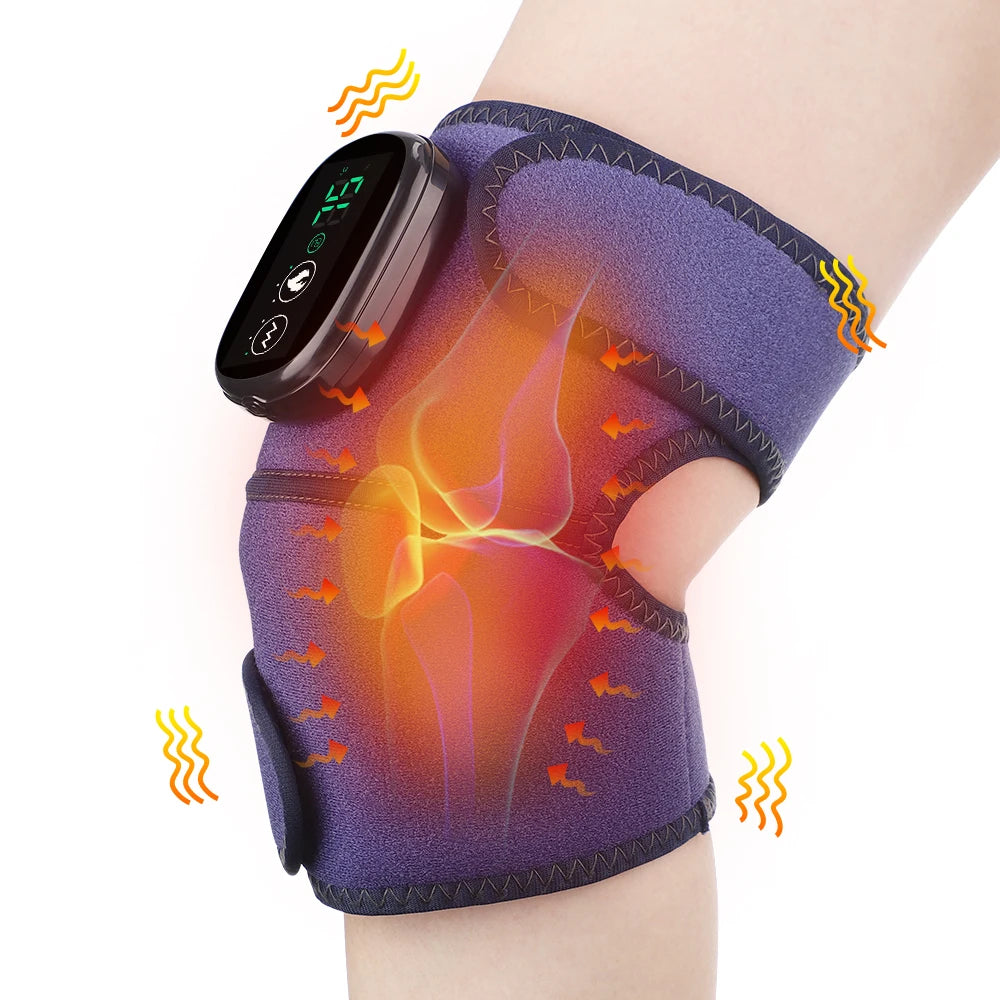 Electric Heating Shoulder Brace LED Display Vibration Shoulder Massage Support Belt Strap for Arthritis Joint Injury Pain Relief